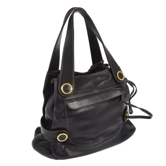 Loewe Black Leather Tote Bag 060801 NQ04671 - Picture 2 of 5